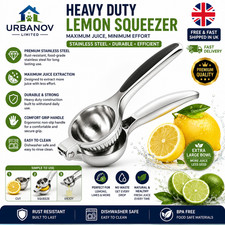 Heavy Duty Manual Lemon Squeezer Stainless Steel Press Hand Lime Citrus Juicer