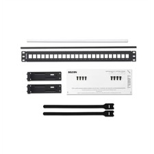 Belden KeyConnect Patch Panel Cat5e, 24-port, 1U, Black AX103114 