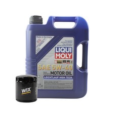 5L Liqui Moly Leichtlauf High Tech 5W-40 Wix Engine Oil Change Kit for 9000 2.3