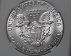 1986 1oz American Silver Eagle .999 fine silver First Year Bu Uncirculated