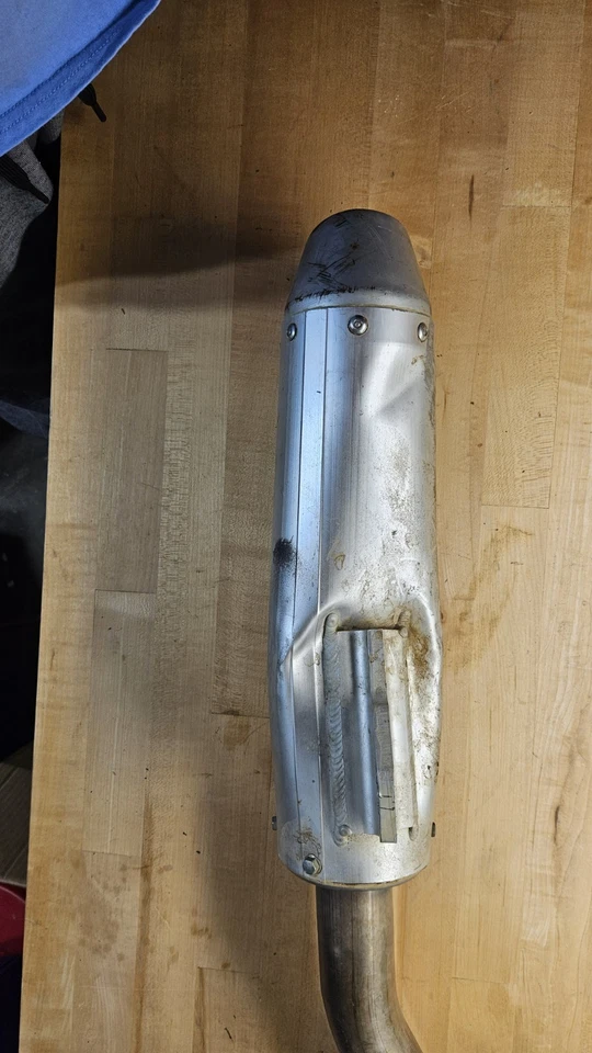 Kawasaki KX250F 2005 OEM conjunto de escape completo Foto 3 de 4