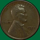 1932-D Lincoln Wheat Cent Extremely Fine XF Coin #40734