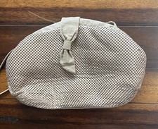 Vintage Mesh Cream Purse
