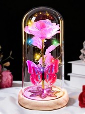Beferr Gifts for Women Mom Birthday Gifts, Galaxy Glass Rose Forever Preserve...