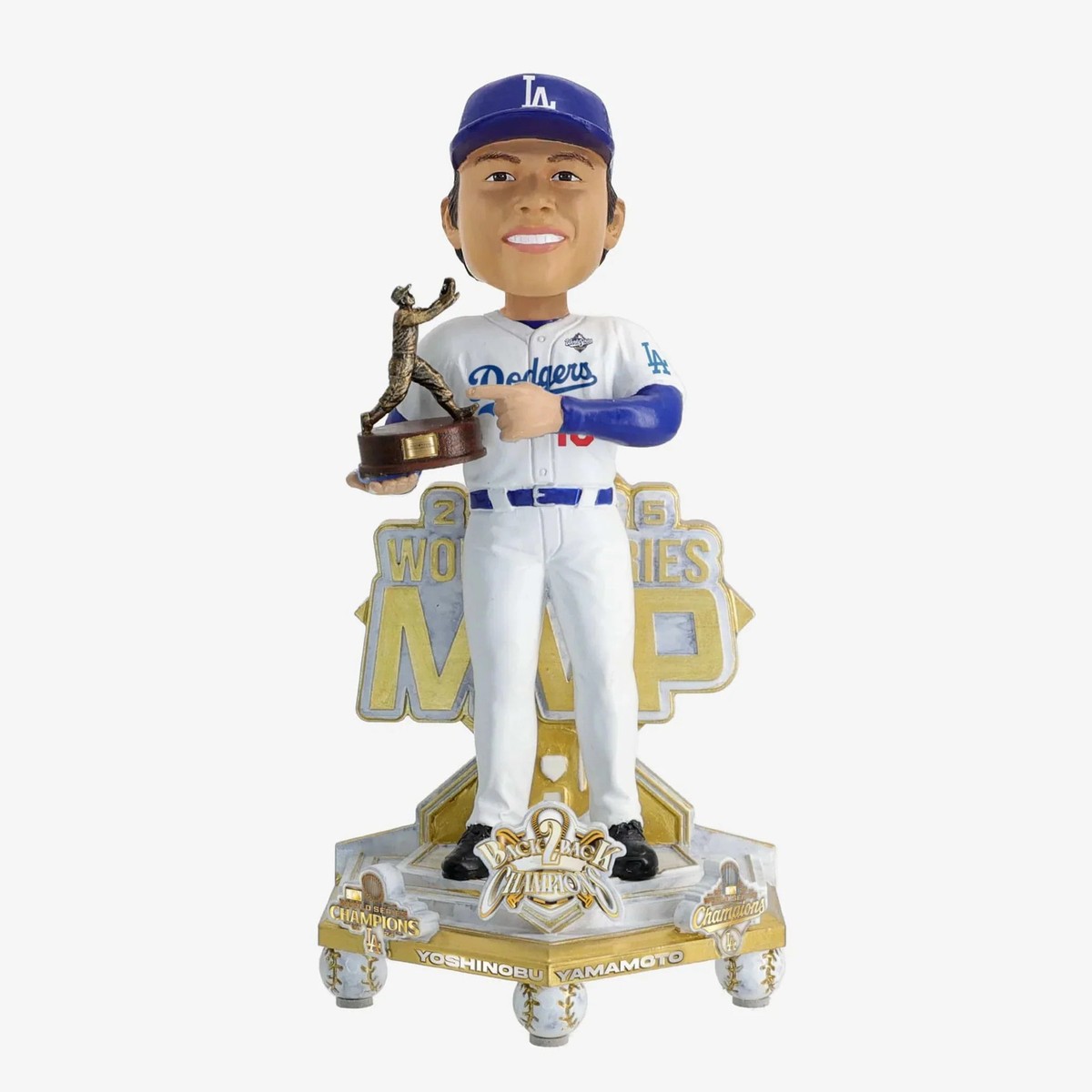 Yoshinobu Yamamoto Los Angeles Dodgers 2025 World Series Champs