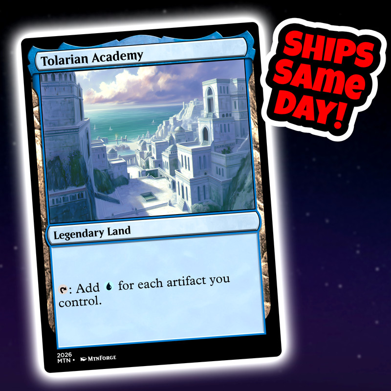 Tolarian Academy - Custom Art Magic: The Gathering Playtest Card - Commander EDH