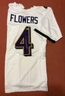 Zay Flowers Baltimore Ravens Football Jersey Autographed Beckett Authenticated