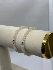 Teething Pain Anklet Bracelet, High Quality Therapeutic Gemstones