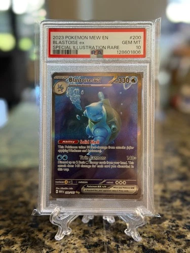 Blastoise EX 200/165 PSA 10 Gem Mint Scarlet & Violet 151 Special Illustration