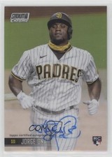 2021 Topps Stadium Club Chrome Auto Jorge Ona #SCCAV-JON Auto 0c6