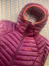 Jack Wolfskin Down Puffer Jacket Womens Wine ...