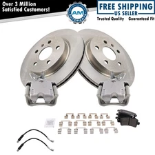 Rear Brake Pad & Rotor Kit Ceramic Fits 2014-2015 Chevrolet Malibu