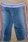 Vintage Y2K Mary-Kate And Ashley Denim Striped Jeans 12M Very Good — photo 5