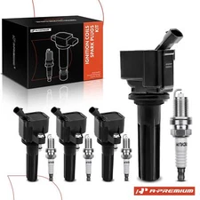 A-Premium 4x Ignition Coil & IRIDIUM Spark Plug Kits for GMC Canyon Chevrolet