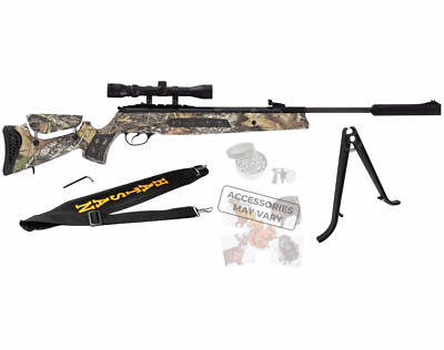 Hatsan MOD 125 Spring Sniper Camo Combo Air Rifle and Targets and Pellets Bundle