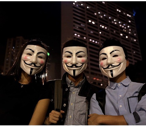 V for Vendetta Mask Anonymous Guy Fawkes Halloween Mask Hacker Mask USA Seller - Picture 3 of 6
