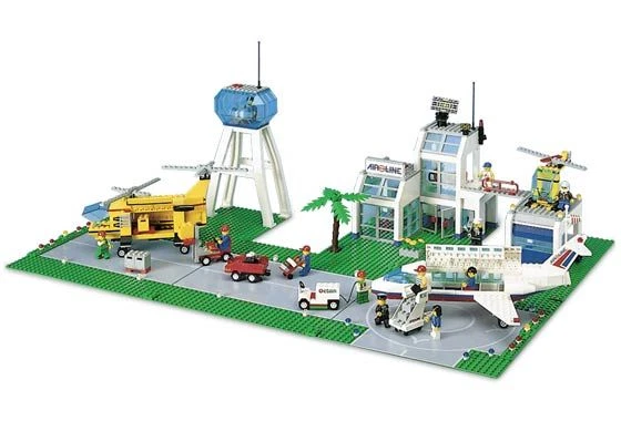 Lego 10159 City Airport Airplane Travel Vacation Ocean Beach | eBay