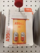 Addall XR 750mg Nootropic Limitless Brain Booster Supplement 2 Caps NEW