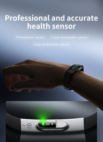 Fitness Tracker Smart Watch with Heart Rate, Blood Pressure Oxygen Step Count - Picture 11 of 12