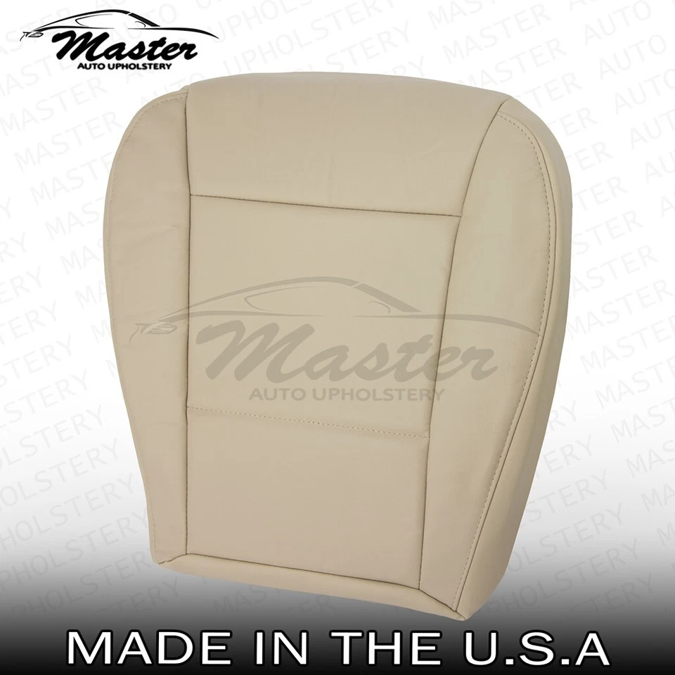 Fundas de asiento de vinilo beige inferior izquierda y derecha para Subaru Tribeca 2006-2009 Foto 3 de 4