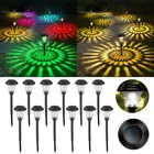 6/12 Pack Solar Pathway Lights Outdoor Garden Landscape Path Yard Walkway Lamp