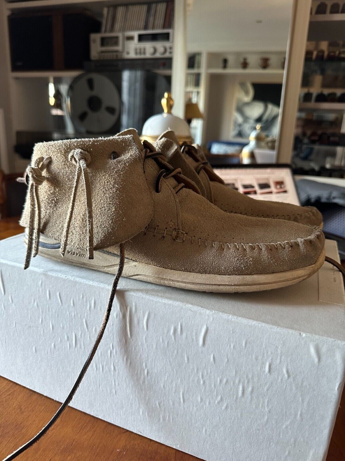 Visvim FBT Lhamo-Folk Beige 10 US - Main Image