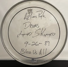 Artimus Pyle Signed Remo 12" Drumhead Autographed BAS COA Lynyrd Skynyrd