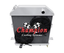 Sz Champion 4 Row Radiator Ford Configuration W 10 Fans For 1940 Ford Standard