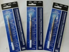 3 Fisher Space Pen Pressurized Refills - Black - Medium - SPR4 SEALED NEW