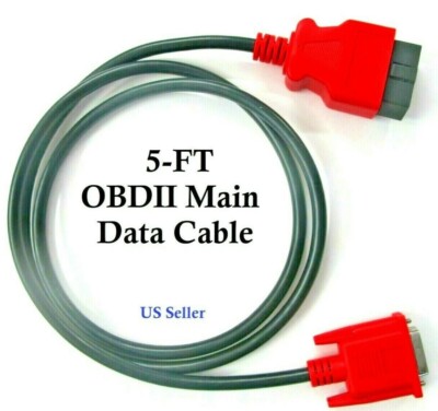 NEW 5FT OBDII OBD2 Cable For FCAR F-50R Diagnostic Scan Tool Scanner Code Reader