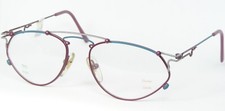 Vintage Prestige 006 22 PLUM TEAL GREY EYEGLASSES GLASSES 54-16-135mm Germany