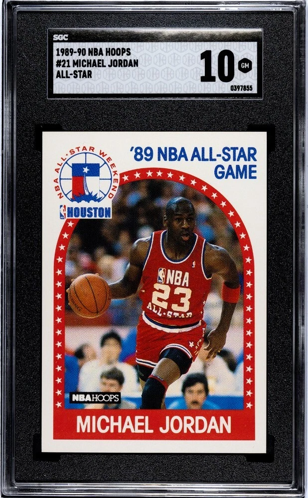 Michael Jordan Basketball Grade 10 1989-90 Season Sports Trading