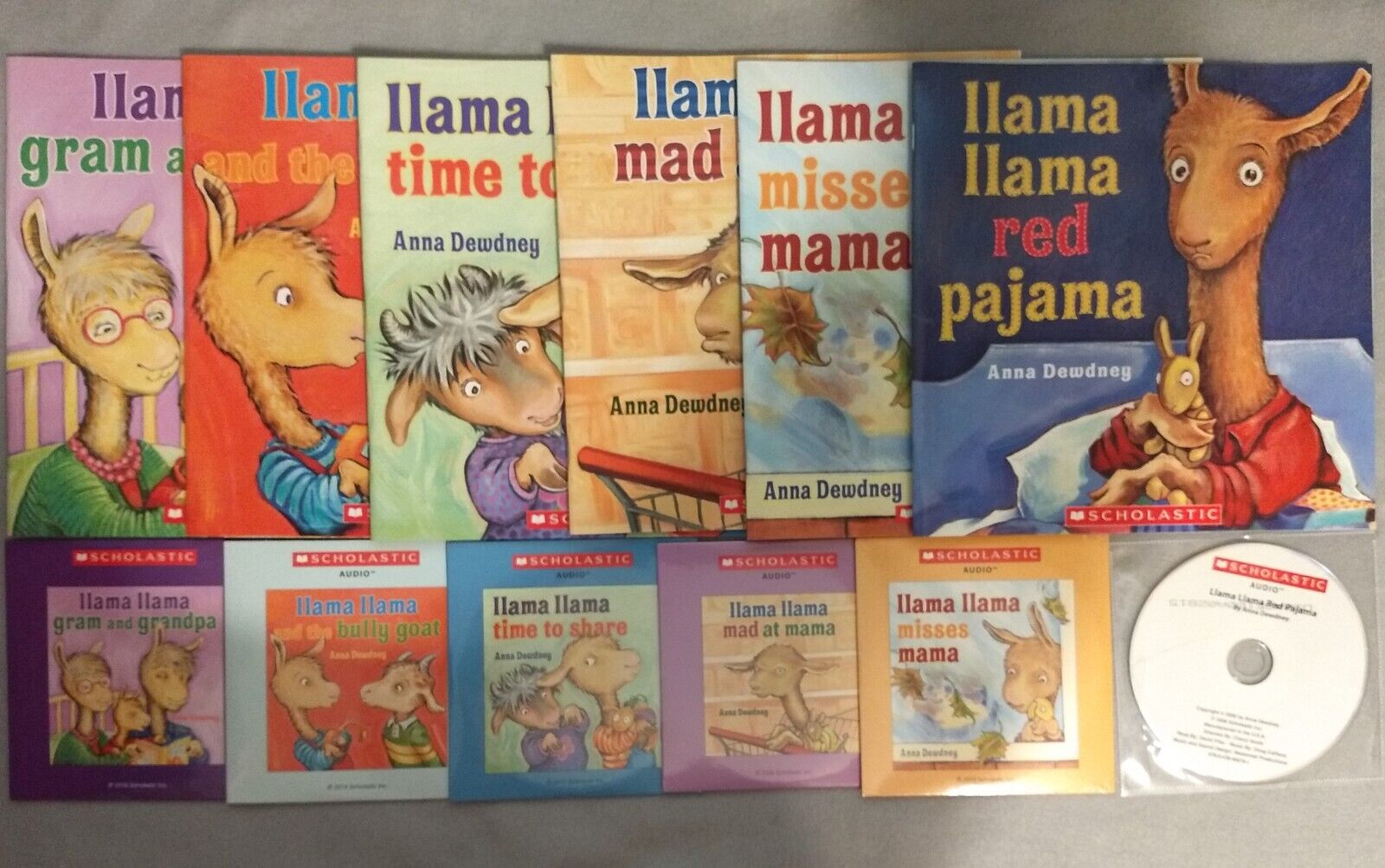 6 Titles-Llama Llama Scholastic Listening Centers (Bk&CD)-Please Rd Description