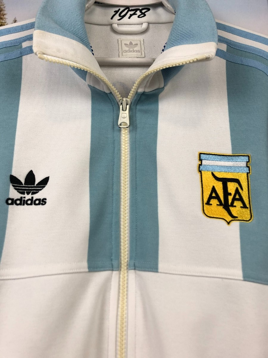 Vintage Argentina Adidas Football Jacket World Cup Soccer Track