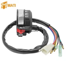 Left Handlebar Start Switch Headlight for Yamaha Bear Tracker 250 Timberwolf 250