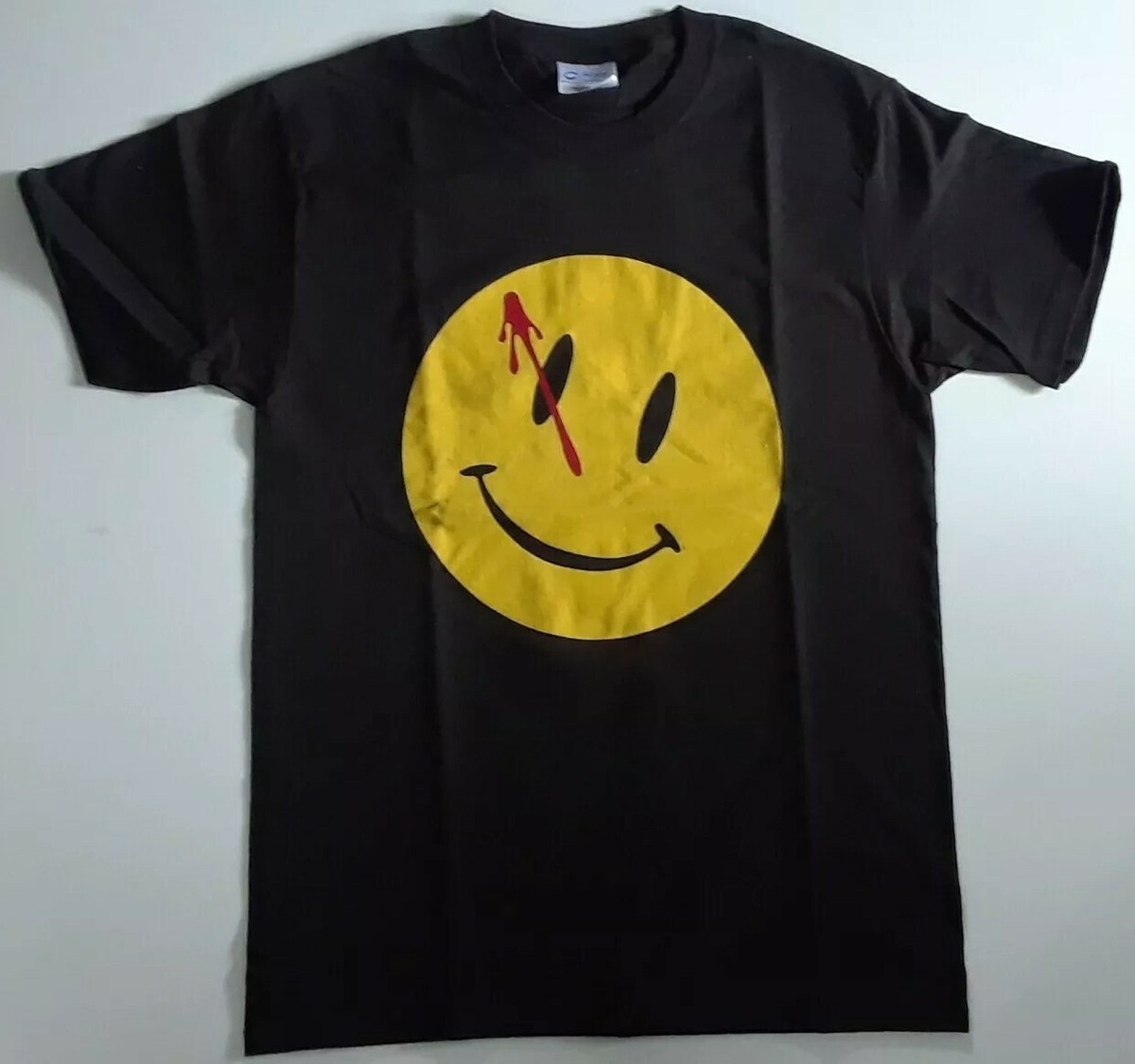 Comic Watchman Smiley Face Men's Unisex T-Shirt- Size Sm - 2XL | eBay