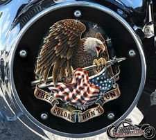 HARLEY DAVIDSON TWIN CAM DERBY CLUTCH COVER FITS 1999-2018 MODELS DONT RUN