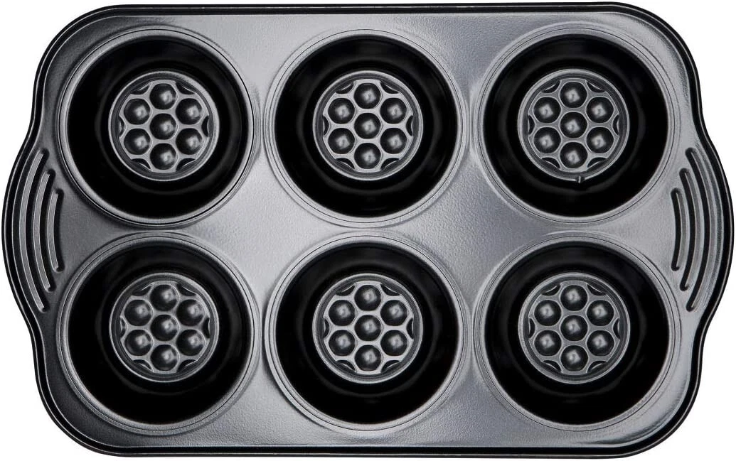 6 Cup Muffin Tin Prestige Aerolift Non Stick Bakeware Baking Tray 28x18x3cm