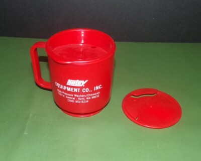 #ad Hotsy Pressure Washer Plastic Travel Coffee Mug Cup NOS New Vintage $9.00