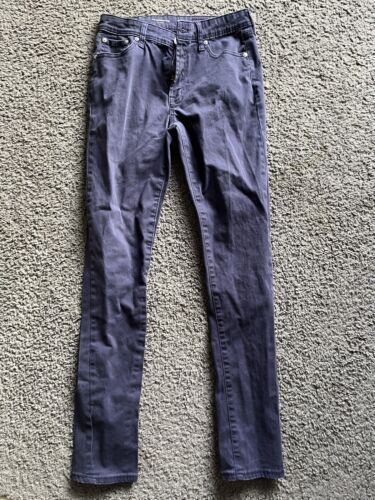 AG Adriano Goldschmied Kids 18 The Kingston Luxe Slim Skinny Denim Jeans Purple - Afbeelding 1 van 10