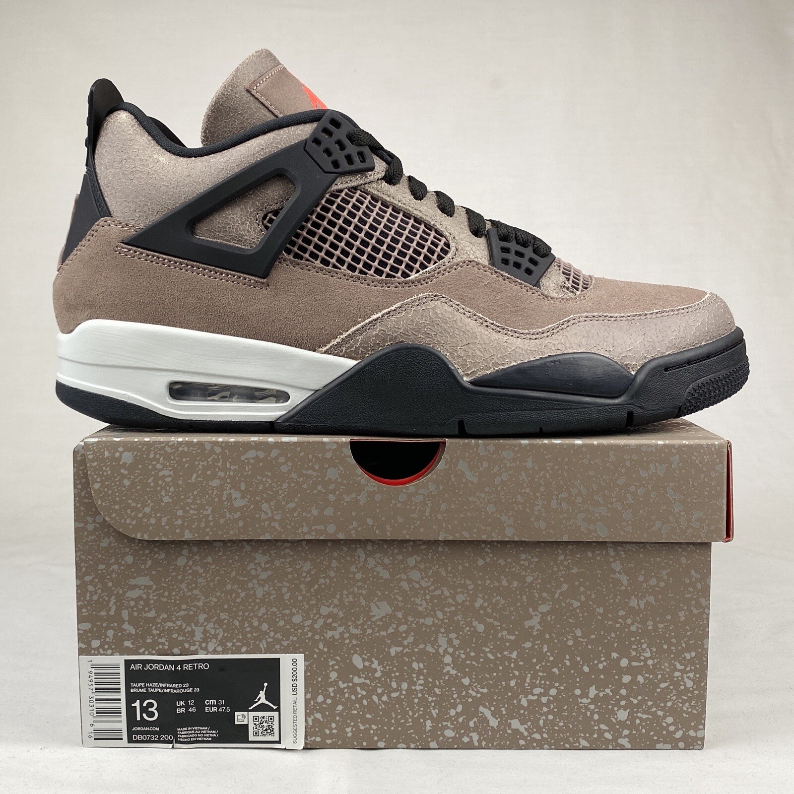 Size 13 - Jordan 4 Retro Infrared/Off 