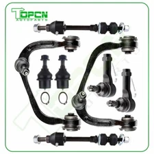 8x Front Sway Bar Upper Control Arm Ball Joints Tie Rods For 05-2008 Ford F-150