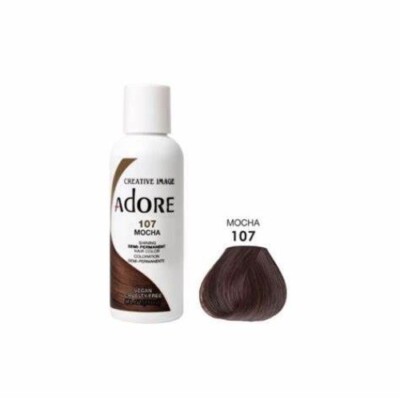 Creative Image Adore 107 Mocha Semi Permanent Hair Color NEW
