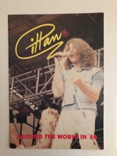 IAN GILLAN   concert program  1980