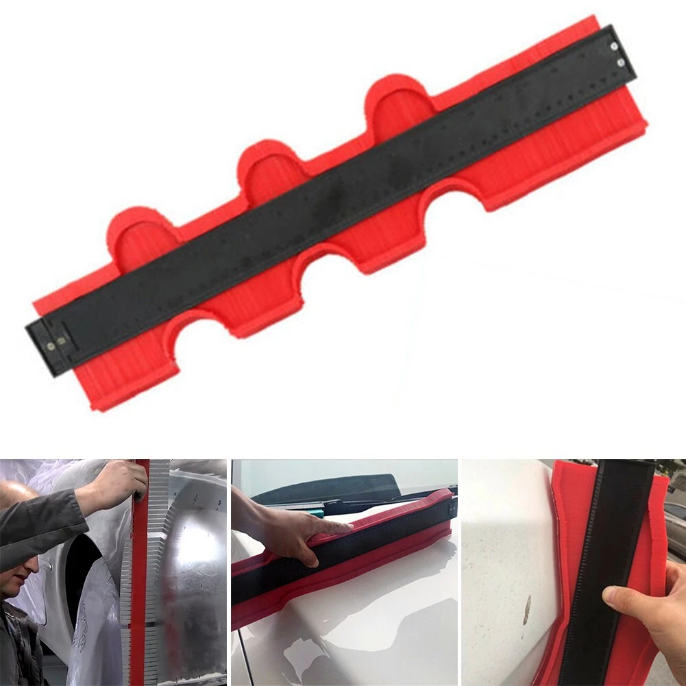 Auto Body Dent Measurement Scale Ruler with Profile Gauge and