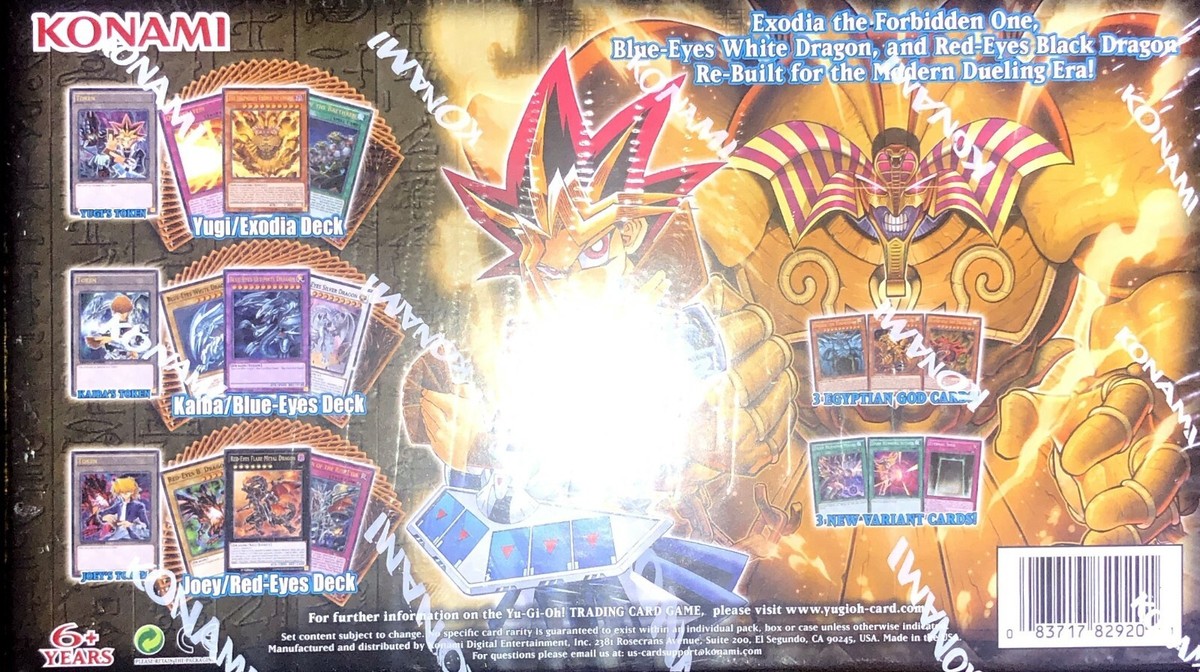 Yugioh Legendary Decks II #2 box 1st Yugi, Kaiba, Joey God Cards