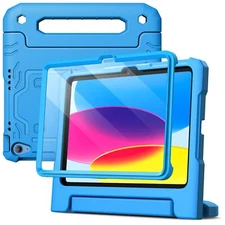 Kids Case for iPad (A16) 11th/10th Generation (2025/2022) with Screen Protector