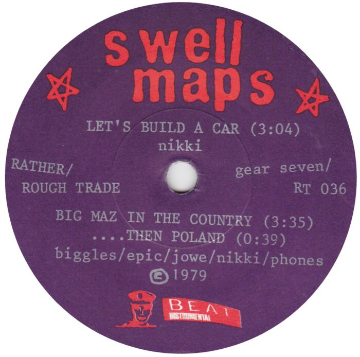 Swell Maps スウェルマップス　レッツ・ビルド・ア・カー Swell Maps – Let's Build A Car – Vinyl (7