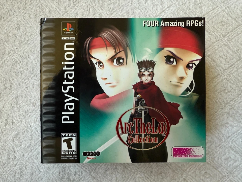Arc the Lad Collection PS1 - NTSC-U/C Immaculate with Natural Discs - Tracked - Image 2 of 4