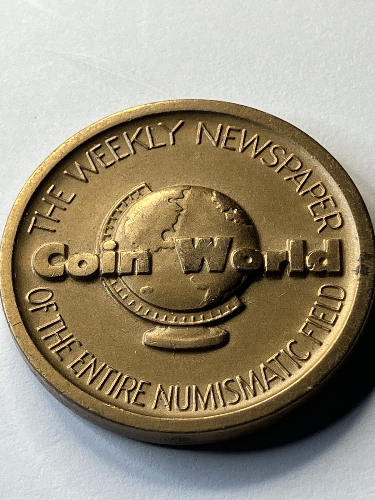 Coin World - Weekly News - Philadelphia Pennsylvania - Token Medallion Coin #tl1-image